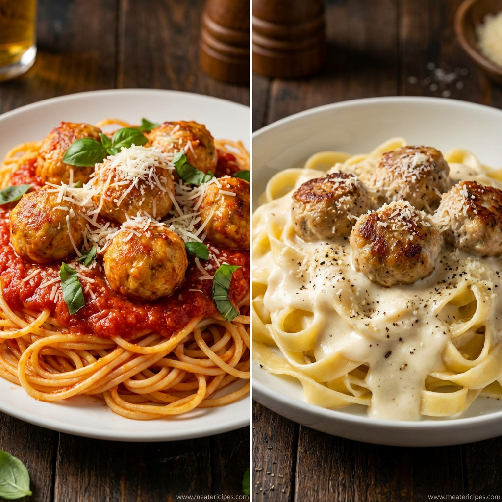 Creamy Alfredo with Fettuccine