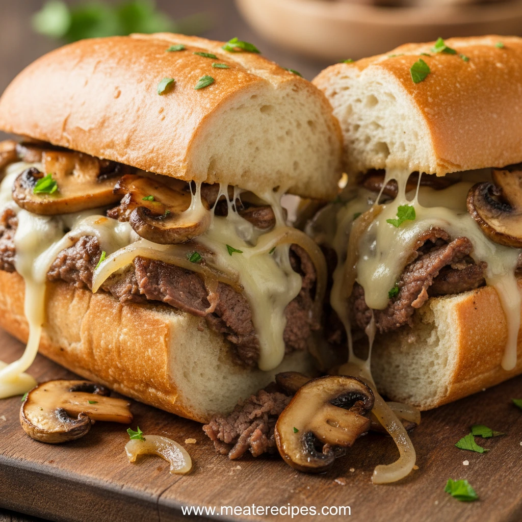 Mushroom Cheesesteak