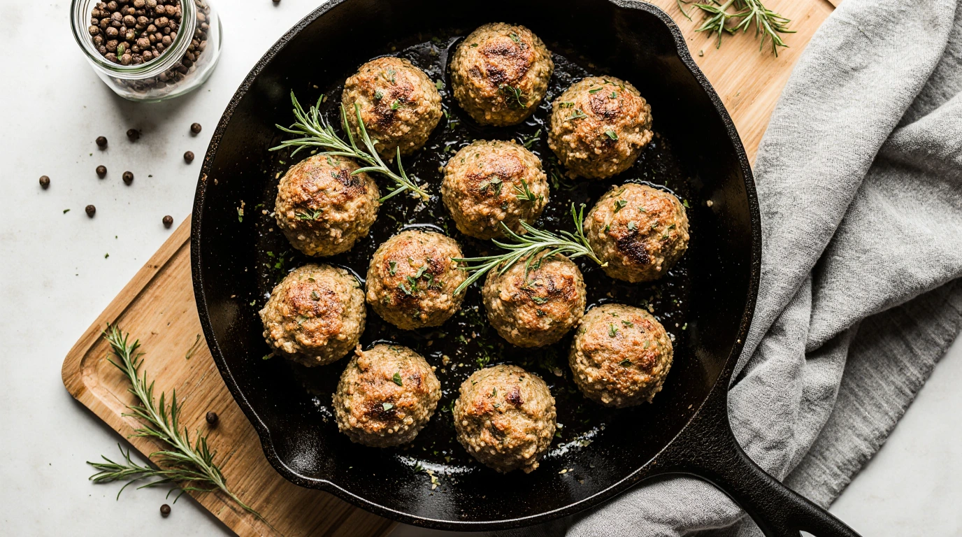 what to eat with chicken meatballs
