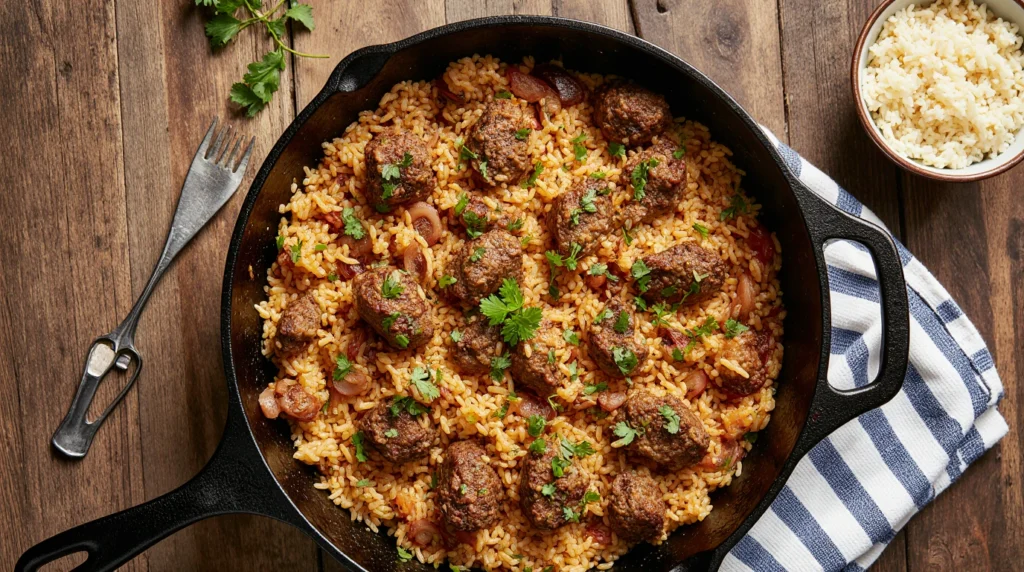 hamburger meat and rice recipes